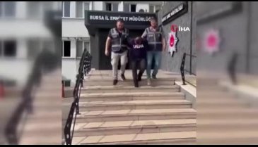 Bursa'da 30 yıl 8 ay hapis cezasıyla aranan zanlı yakalandı