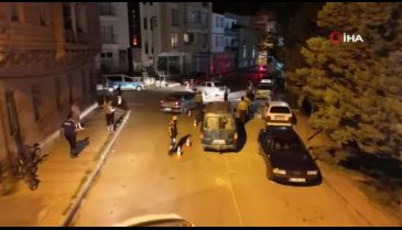 Ehliyetsiz kullandığı araçla alkollü yakalanan şahıs dakikalarca polise yalvardı