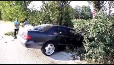 Bursa'da otomobil ağaçlara çarptı: 2 yaralı