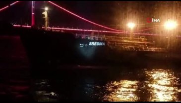 İstanbul Boğazı gemi trafiğine kapatıldı