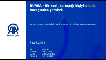 Bursa'da bir şahıs, tartıştığı kişiyi silahla bacağından yaralandı