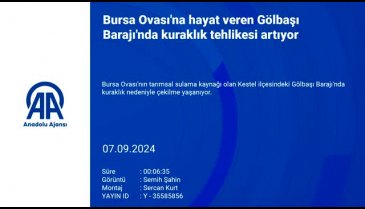 Bursa Ovası'na hayat veren Gölbaşı Barajı'nda kuraklık tehlikesi artıyor