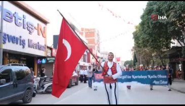 Bursa'da İnegöl'de kurtuluş coşkusu sokaklara taşındı