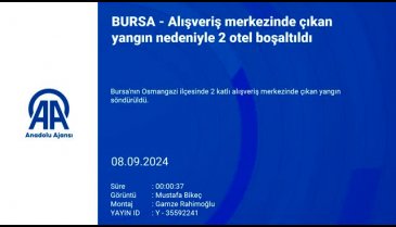 Bursa'da hediyelik eşya mağazası cayır cayır yandı! -2