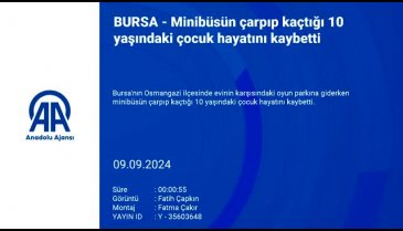 Bursa'da minibüsün çarpıp kaçtığı 10 yaşındaki çocuk hayatını kaybetti -2