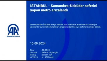 İstanbul'da metro arızalandı: Seferler aksadı