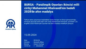 Paralimpik Oyunları ikincisi milli ciritçi Muhammet Khalvandi'nin hedefi 2028'de altın madalya