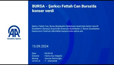 Şarkıcı Fettah Can&nbsp;Bursaspor için marş yazacak!