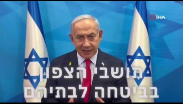 Netanyahu'dan 10 saniyelik video!