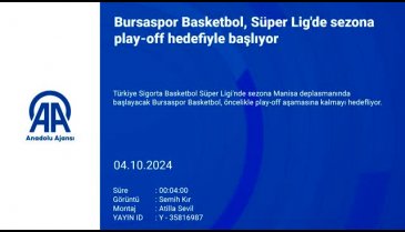 Bursaspor Basketbol Başkanı Sezgin: Üst sıralarda sezonu bitiririz