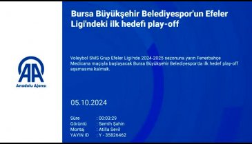 Bursa&nbsp;Büyükşehir Belediyespor'un Efeler Ligi'ndeki ilk hedefi play-off