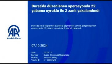 Bursa'da kimliksiz yabancı uyruklulara yer temin edip çalıştıran kişilere operasyon