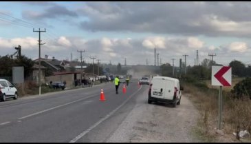 Balıkesir Gönen'de trafik kazasında bisiklet sürücüsü hayatını kaybetti