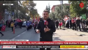 Bursa'da 7'den 70'e Cumhuriyet coşkusu!