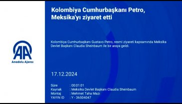 Kolombiya Cumhurbaşkanı Petro, Meksika'yı ziyaret etti