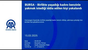 Bursa'da birlikte yaşadığı kadını benzinle yakmak isteyen kişi tutuklandı!