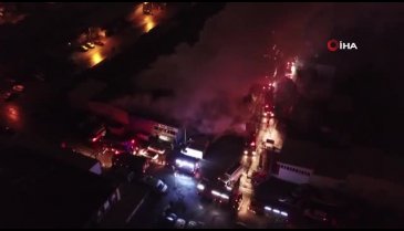Bursa'da gece yarısı yangın! Alev alev yandı...