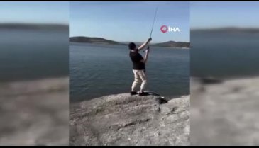 Balıkçının oltasına takıldı! Tam 7 kilo