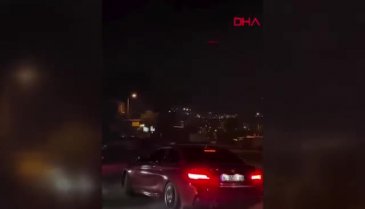 Bursa'da drift atıp trafiği tehlikeye soktular