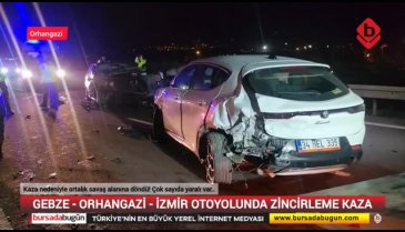 Bursa'da zincirleme kaza! Otoyol savaş alanına döndü, trafik kilit...