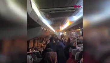 Dün gece BUDO'da yaşanan korku dolu anlar kamerada...