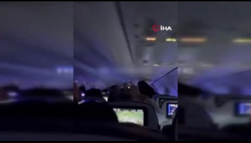 Havada korku dolu anlar!