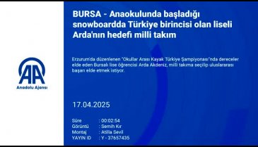 Bursalı Arda'nın hedefi milli takım!