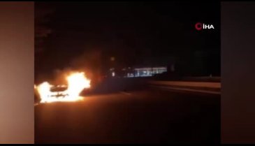 Bursa'da korku dolu anlar!
