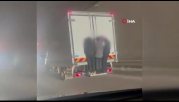 Tehlikeli yolculuk kamerada