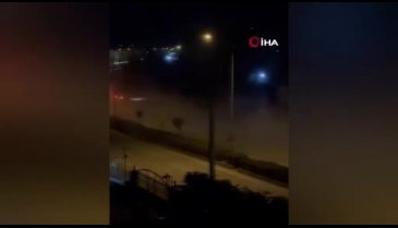 Bursa'da başıboş köpeğe çarpıp tarlaya uçtu!