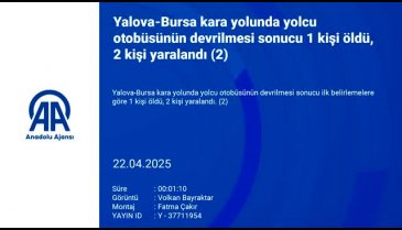 Bursa'da feci otobüs kazası havadan görüntülendi!