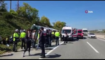 Bursa yolunda otobüs kazasında ölen kişinin kimliği belli oldu