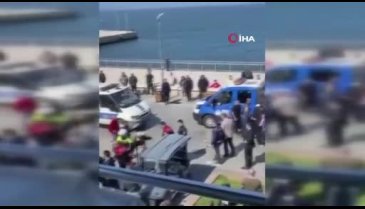 Sahil şeridini mesken tutan seyyar satıcılara operasyon