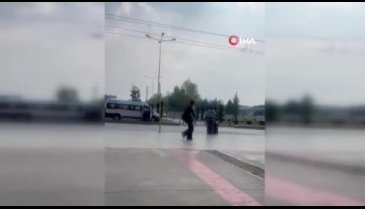 Otobüs terminalinde silah paniği
