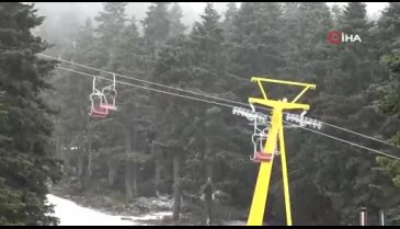 Bursa'nın zirvesinde kar sürprizi!