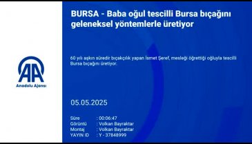 Bursa'da bıçakları 60 yıldır aşkla üretiyor!