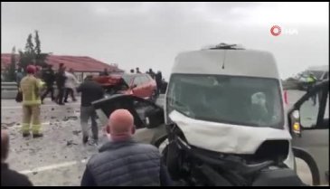 Bursa'da korku dolu anlar! Hem kaza hem kavga...