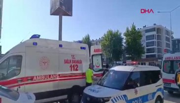 Bursa'da polis aracı kaza yaptı: 4 yaralı!