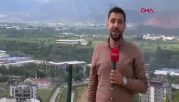 Bursa'da şaşırtan görüntü: Evine havadan gitti!