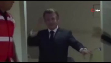 Macron eşinden tokat yedi!