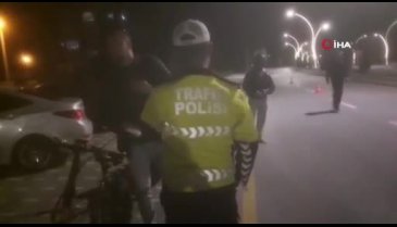 Bisiklet kullandı! "Alkollü eşek bile kullanamazsın"