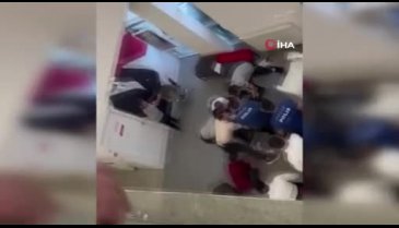 Bankada bıçaklı soygun girişimi