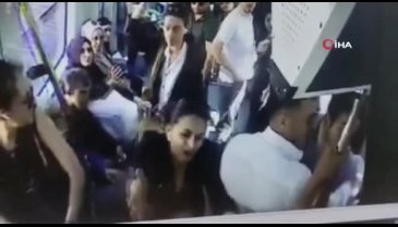 Marmaray'da çocuklu babaya yumruklu saldırı: Yeni görüntüler ortaya çıktı