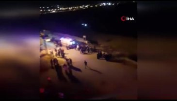 Talihsiz çocuk, heyelan bölgesindeki çukura düştü!