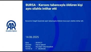 Bursa'da aile faciası! Eşini vurup intihar etti..