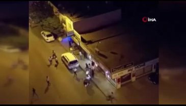 Taşlı sopalı kavga ve onlarca yaralı! Hepsi yabancı uyruklu
