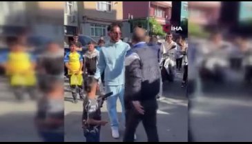 Klip çekimine mahalleli tepkisi! Vatandaşla rapçi arasında tartışma çıktı