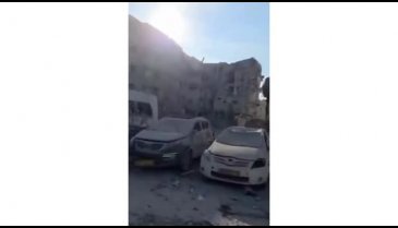 İsrail'de Gazze'yi andıran görüntüler!