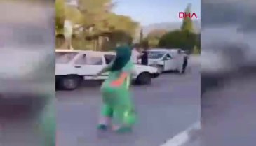 Bursa'da hem kazaya karıştı, hem dehşet saçtı!