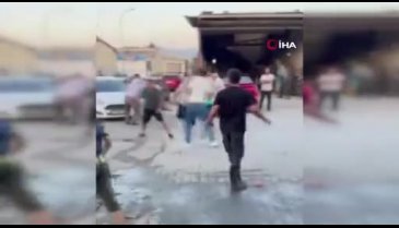 Sanayide kaza sonrası meydan savaşı!